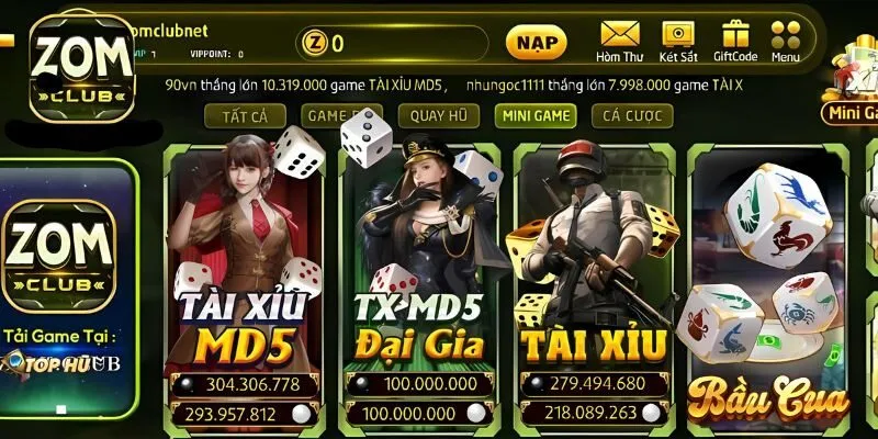 Zomclub – Thiên đường đổi thưởng xanh chín