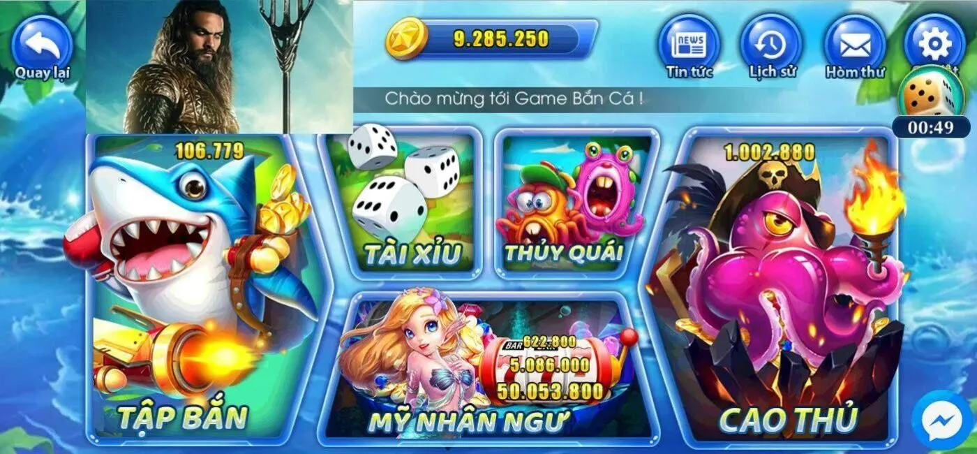 Trải nghiệm game bắn cá tại Vua Bắn Cá